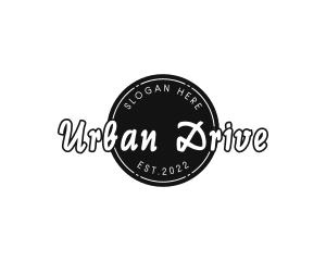 Urban Skating Badge logo design