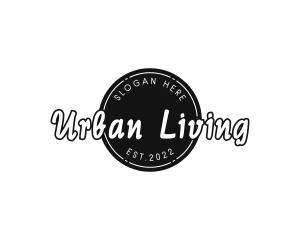 Urban Skating Badge logo design