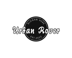 Urban Skating Badge logo design