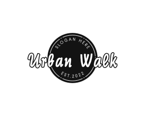 Urban Skating Badge logo design