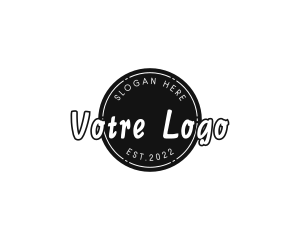 Pop Culture - Urban Skating Badge logo design