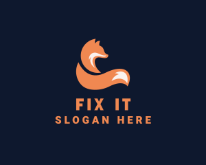 Fox Tail Wildlife  logo design