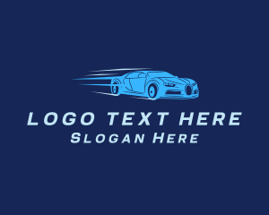 Racing Sportscar Vehicle Logo