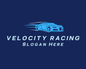 Racing Sportscar Vehicle logo design