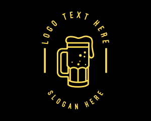 Glass - Beer Mug logo design