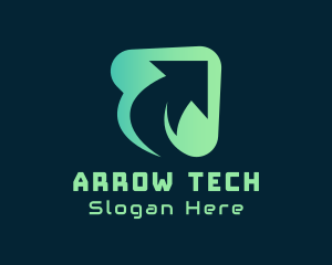 Arrow - Gradient Logistics Arrow logo design