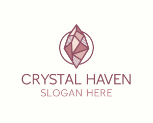 Handmade Crystal Jewelry logo design