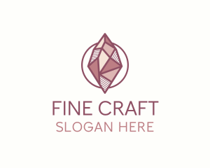 Handmade Crystal Jewelry logo design