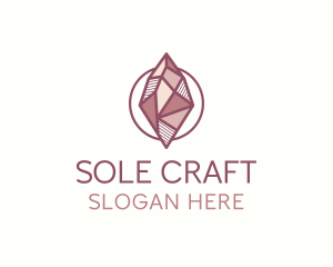 Handmade Crystal Jewelry logo design