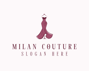 Seamstress Gown Boutique logo design