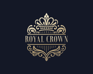 Royal Crown Wedding  logo design