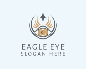 Wreath Eye Lashes logo design