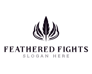 Feather Writing Publishing logo design