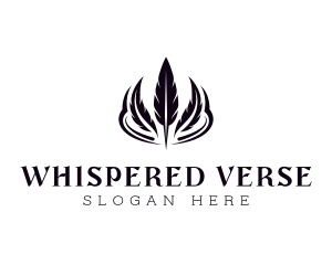 Poetry - Feather Writing Publishing logo design