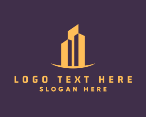 Gold - Luxury Hotel Tower logo design