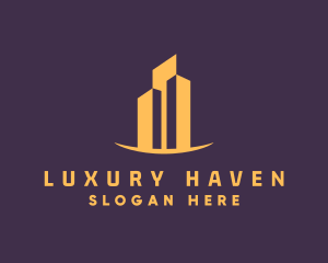 Luxury Hotel Tower logo design