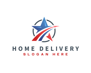 Abstract Star Logistics  logo design