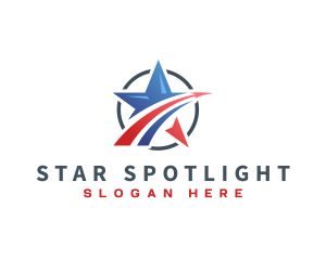 Abstract Star Logistics  logo design