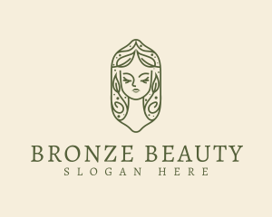 Organic Leaf Beauty Spa logo design