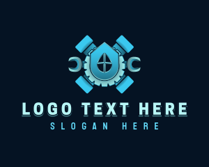 Cog Wheel - Home Plumbing Repair logo design