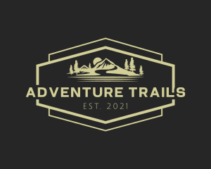 Mountain Hiking Gear logo design