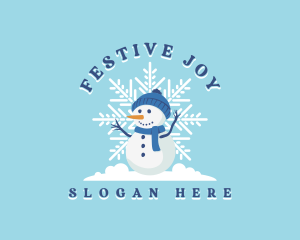 Christmas - Christmas Winter Snowman logo design
