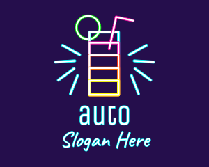 Neon Liquor Sign  Logo