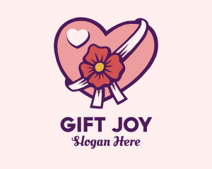 Heart Valentine Gift  logo design