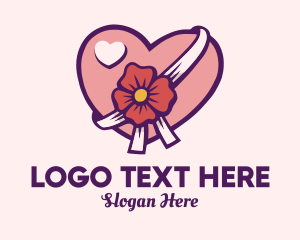 Gift Shop - Heart Valentine Gift logo design