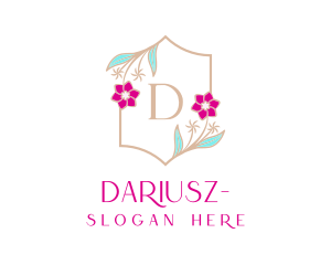 Floral Wedding Frame  Logo