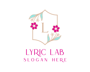 Floral Wedding Frame  logo design