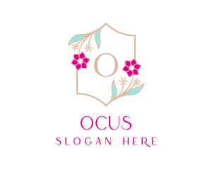 Floral Wedding Frame  logo design