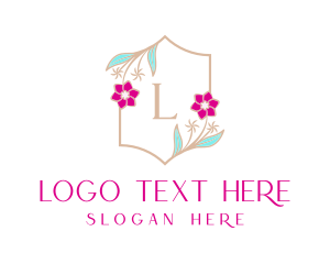 Wedding - Floral Wedding Frame logo design