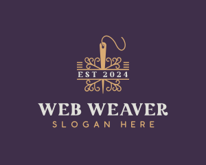 Needle Weaver Knitting logo design