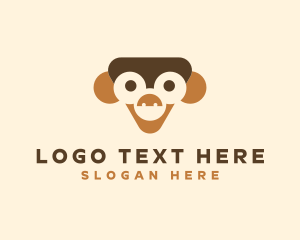 Toy - Happy Toy Monkey logo design