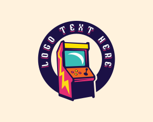 Arcade Machine - Arcade Gaming Retro logo design
