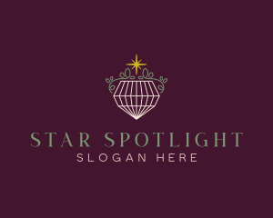 Crystal Branch Star logo design