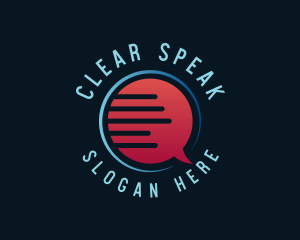 Social Chat Forum logo design