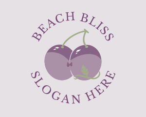 Swimwear - Sexy Grape Bust logo design