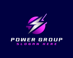 Lightning Electric Thunder logo design