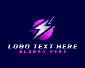 Lightning Electric Thunder Logo