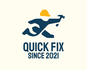 Construction Worker Fix logo design