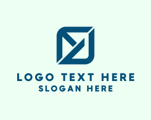 Symbol - Financial Tech Letter ED logo design