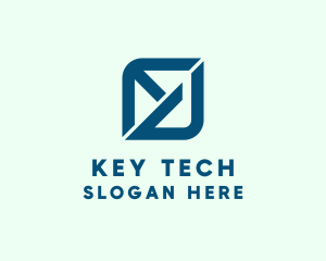 Financial Tech Letter ED logo design