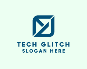 Financial Tech Letter ED logo design