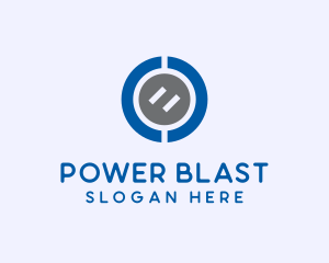 Utility Power Symbol logo design