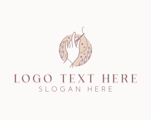 Yarn - Needle Knitting Crochet logo design