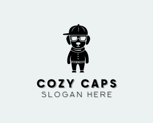 Dog Cap Sunglasses logo design