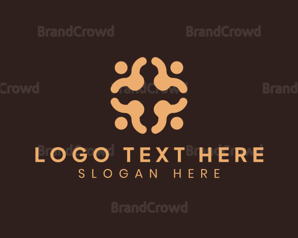 People Crowd Organization Logo