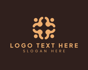 Religion - People Crowd Organization logo design